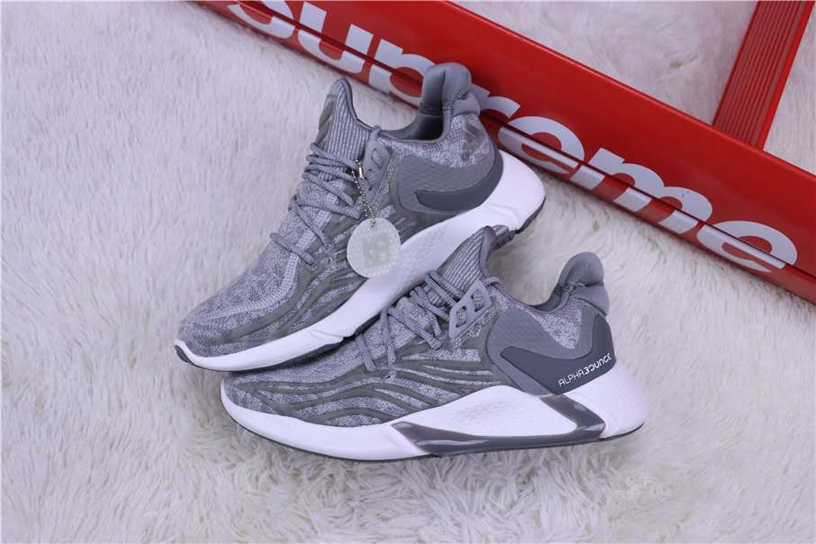 adidas alphabounce yeezy boost m 全新夜光满天星阿尔法跑鞋