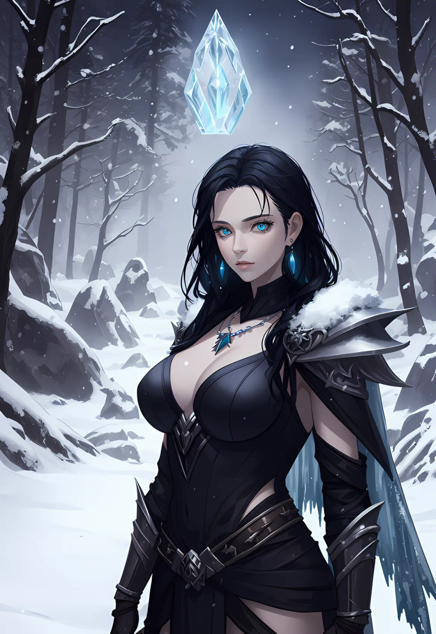 动漫壁纸# 冥界女王～海拉:海拉是北欧神话中的死亡女神,冥界赫尔