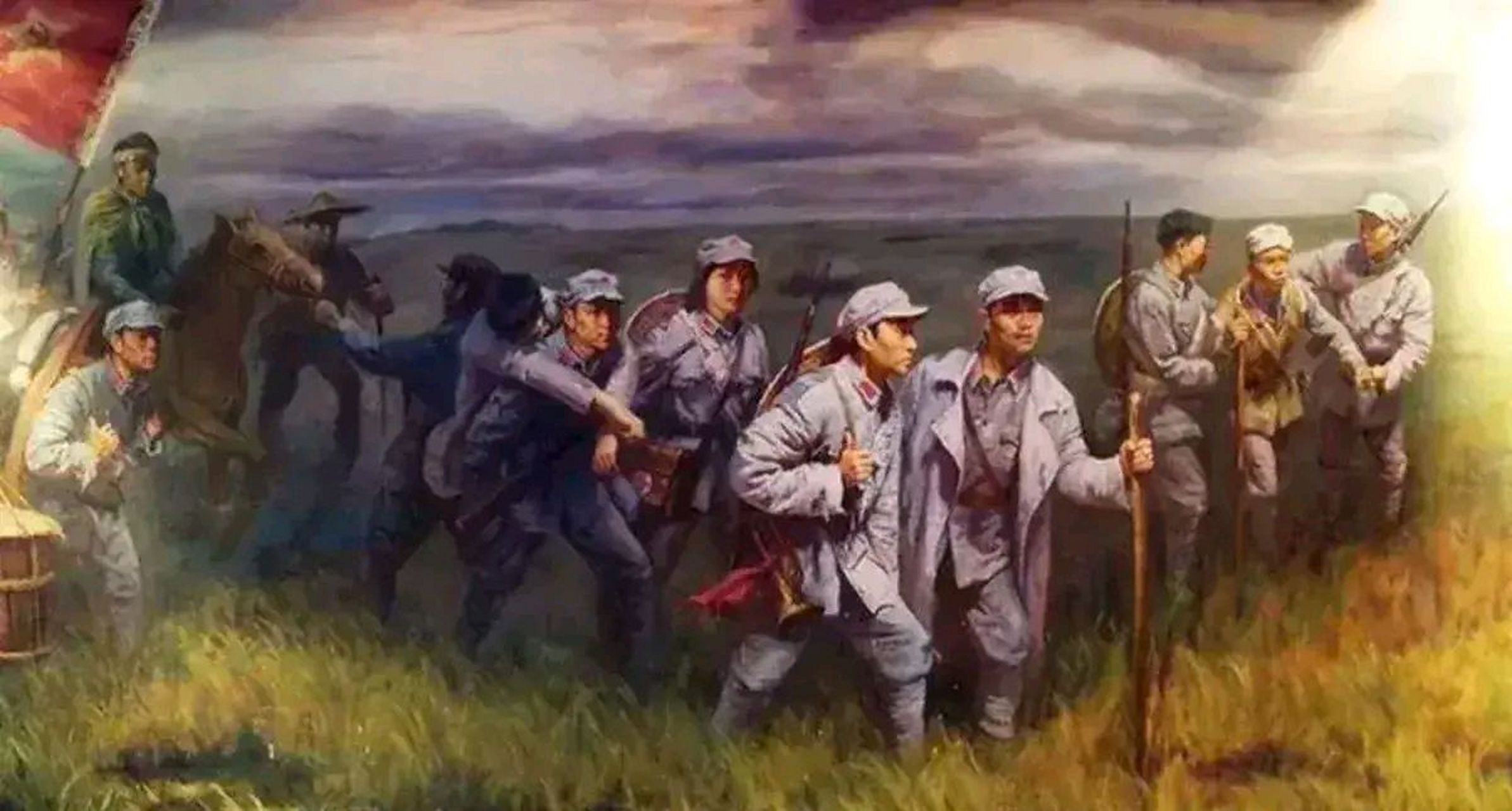 1935年,一14岁红军小战士患上了痢疾,哪怕喝点水都会拉出来.