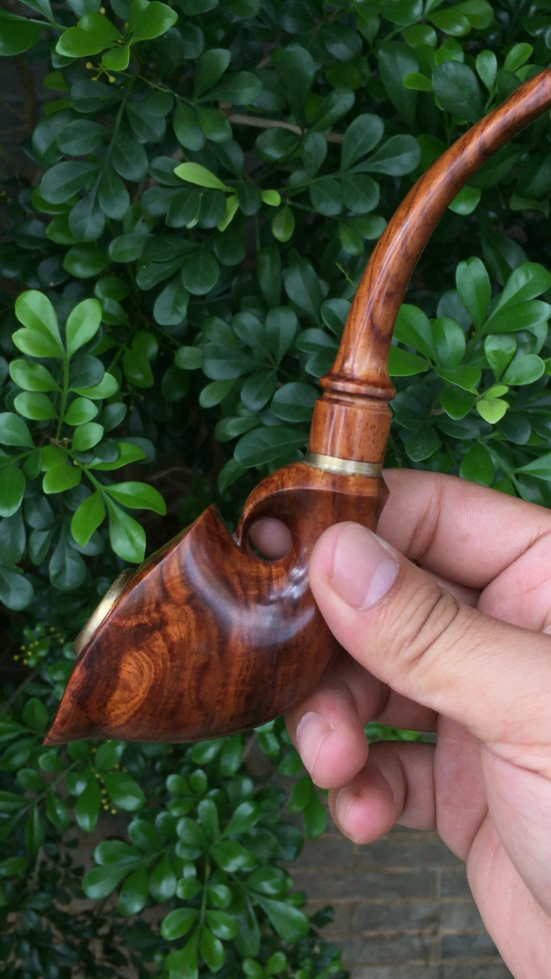 海南黄花梨油梨烟斗