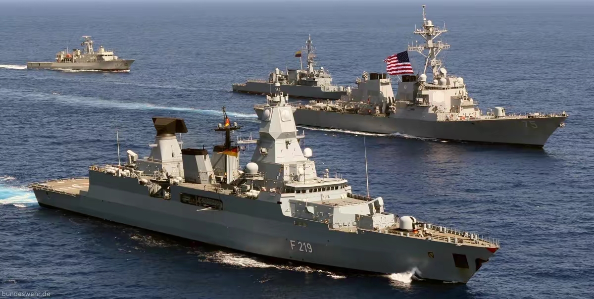 舰船欣赏:德国海军 f-124型护卫舰