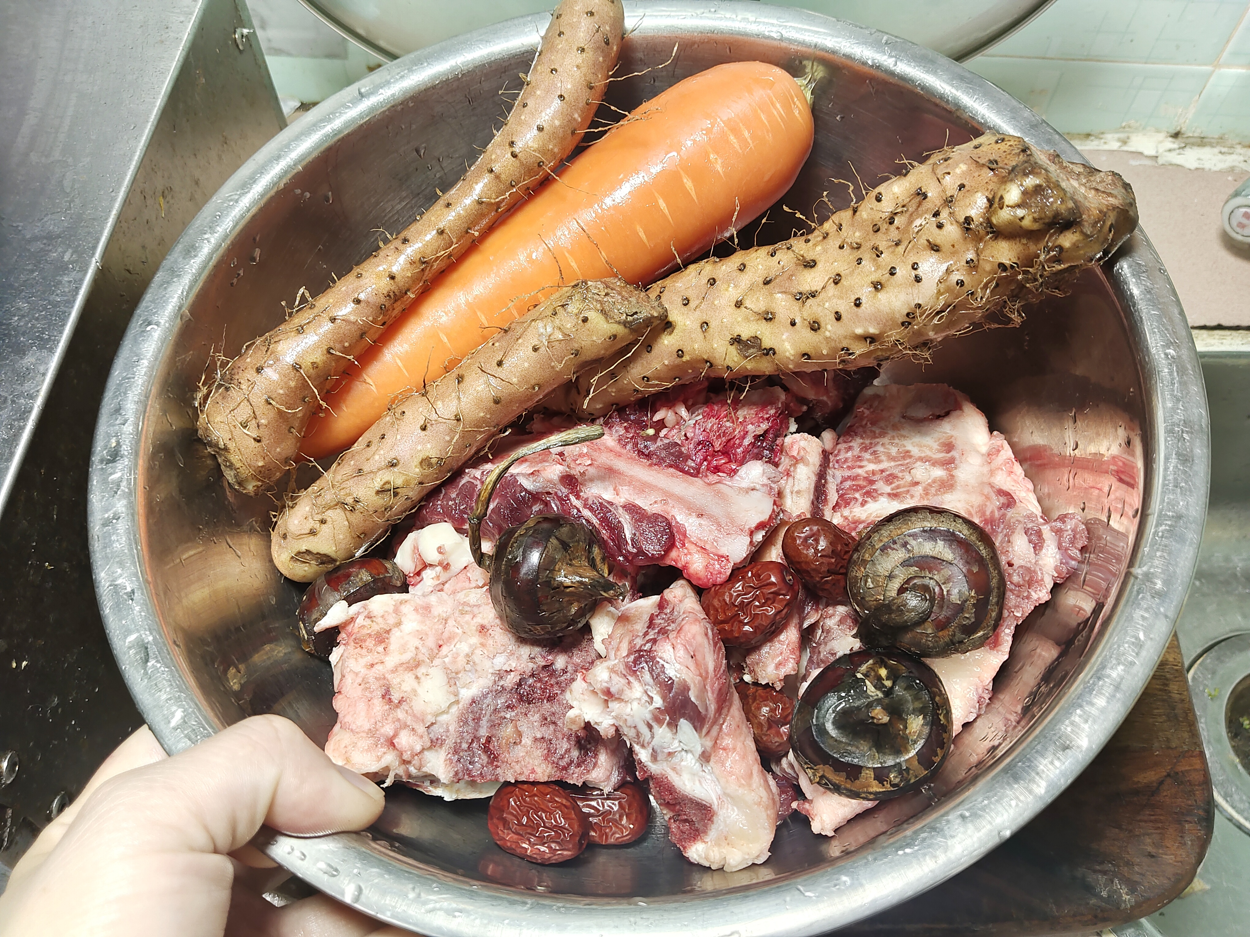 广东靓汤:山药牛肉汤清甜好喝健脾养胃增强免疫力