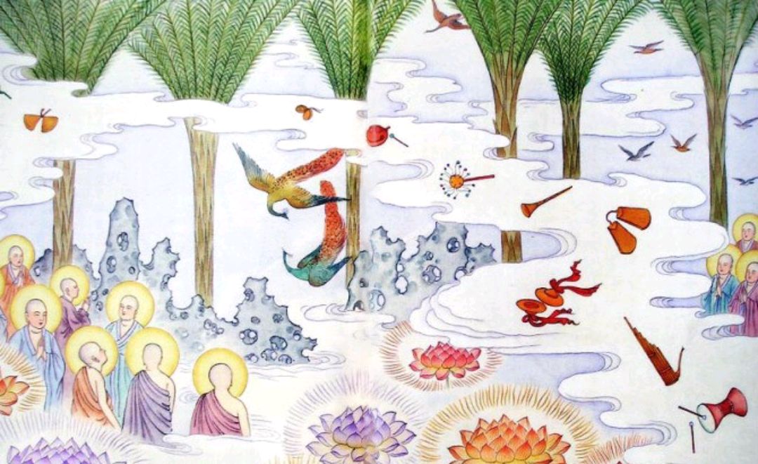 极乐世界的鸟是带业往生的人投胎的吗?