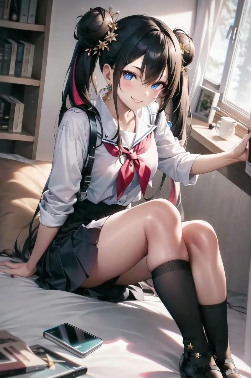 双马尾?丸子头?抱走!