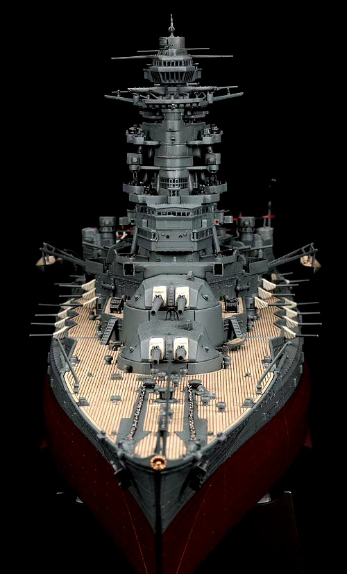 长门号战列舰模型图片