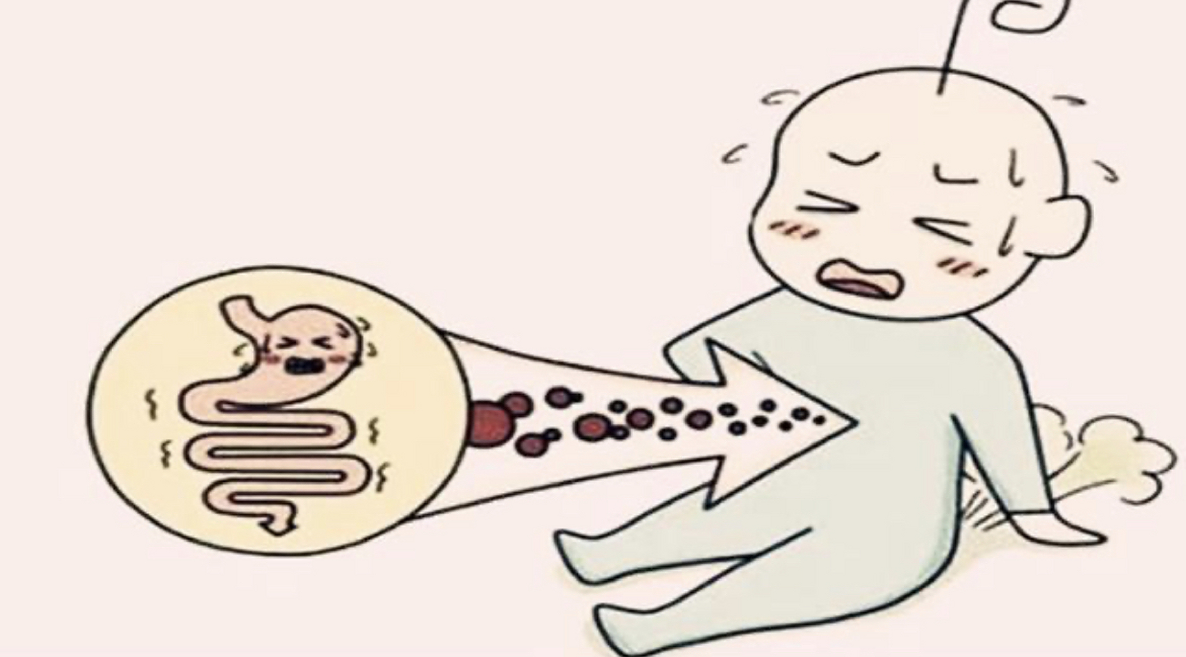 宝宝放屁是正常的生理现象,但有时候放屁特别臭,频繁,甚至会带出屎来