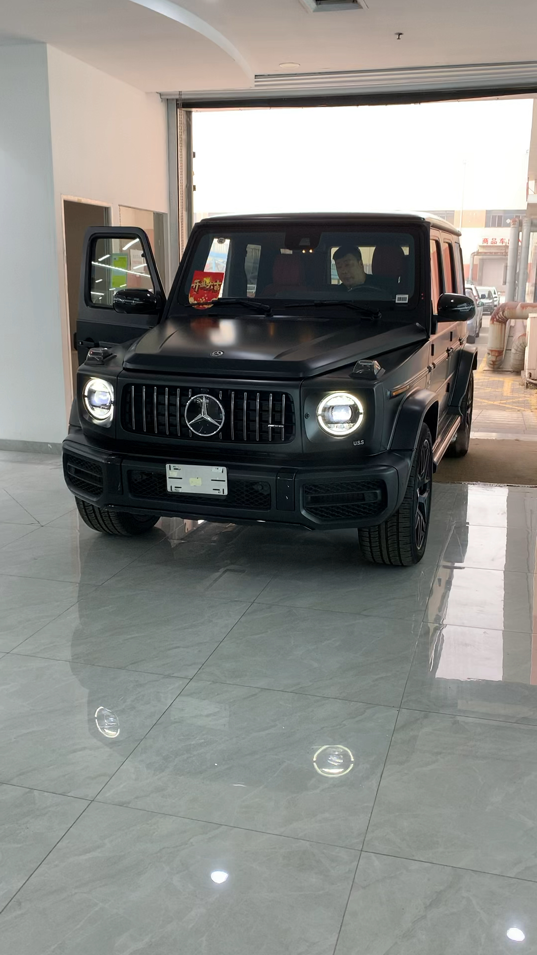 奔驰g63磨砂黑走一台,感谢信任与支持