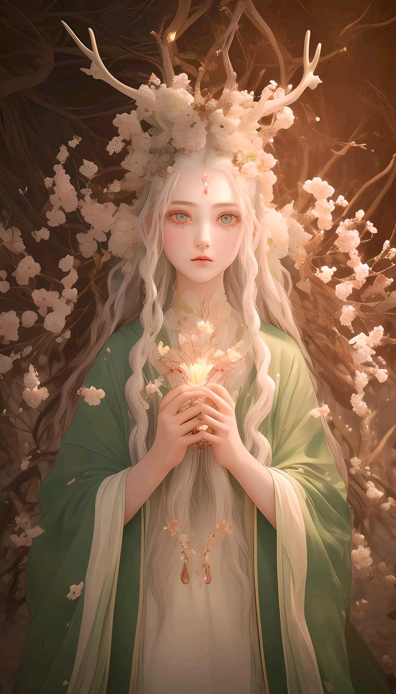 头像壁纸‖鹿角女孩