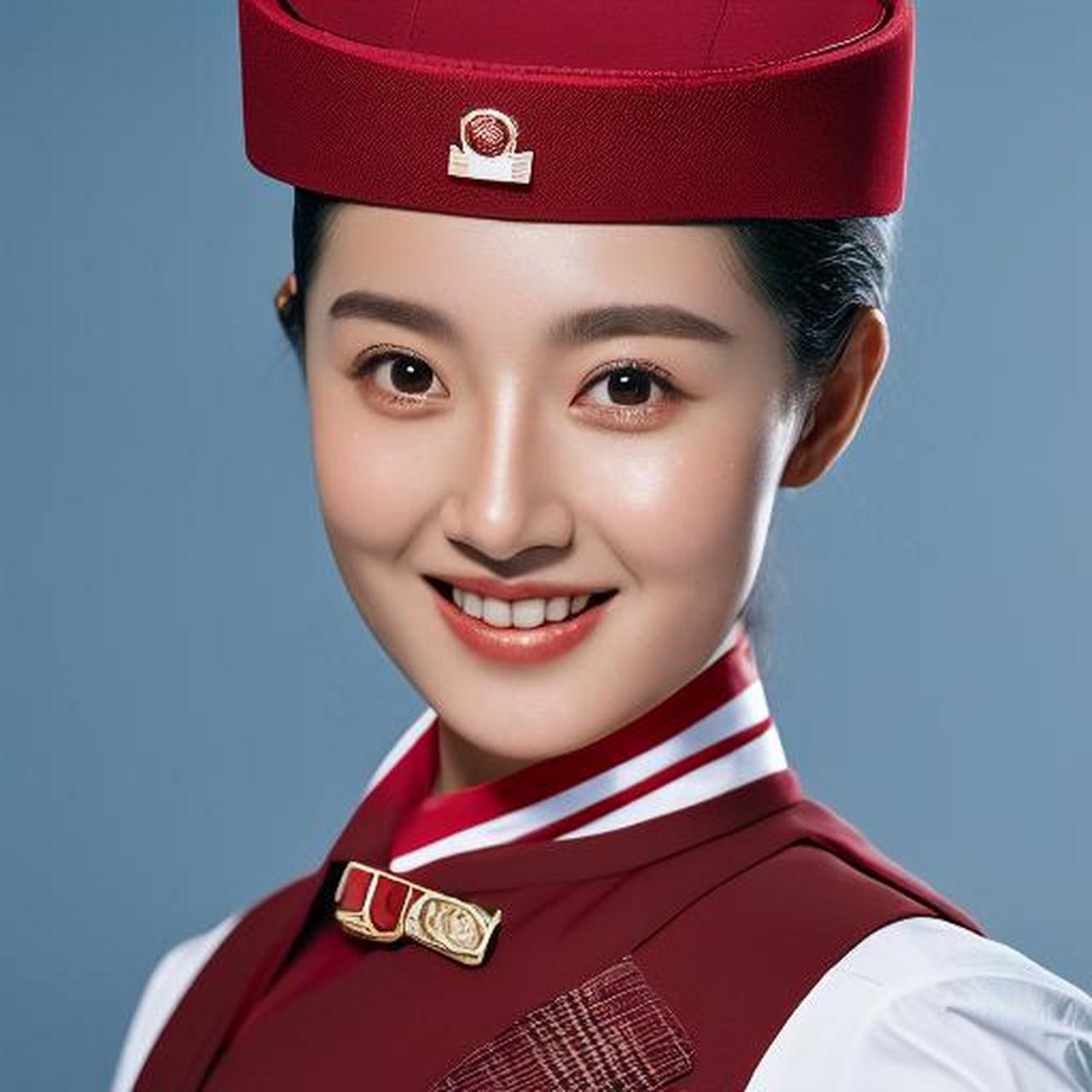 02形象气质:空姐通常需要具备良好的形象气质,包括外表端庄,仪态