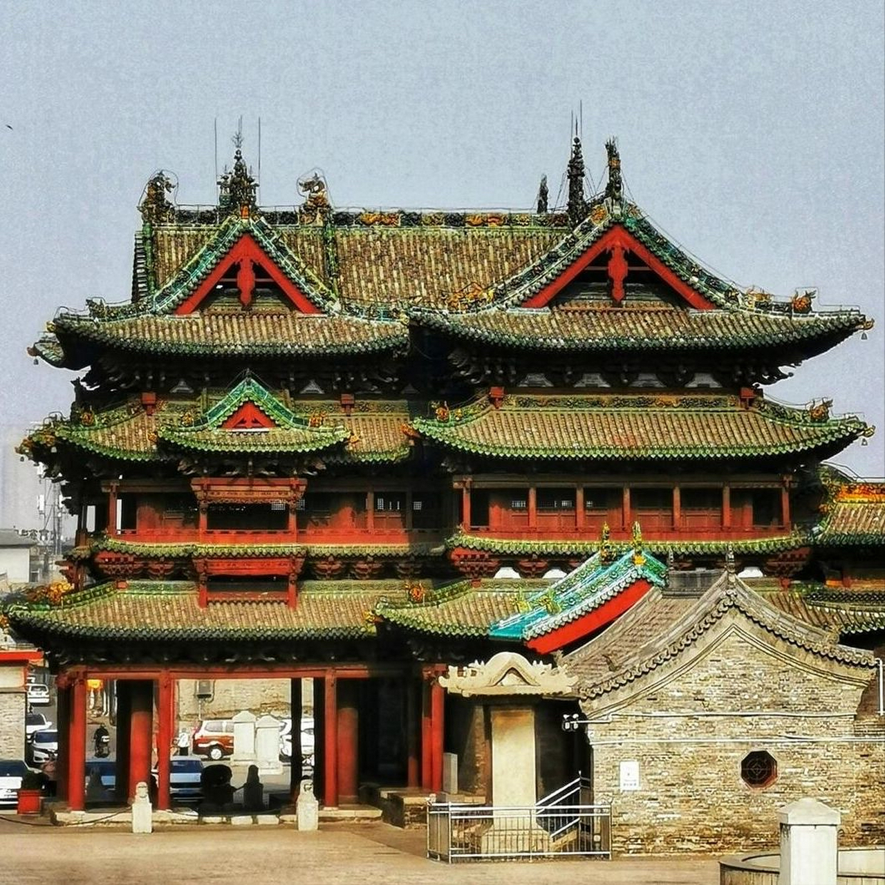 山西最值得去看的古建遗迹之【祆神楼】|||位于介休市的祆(xiān)神楼