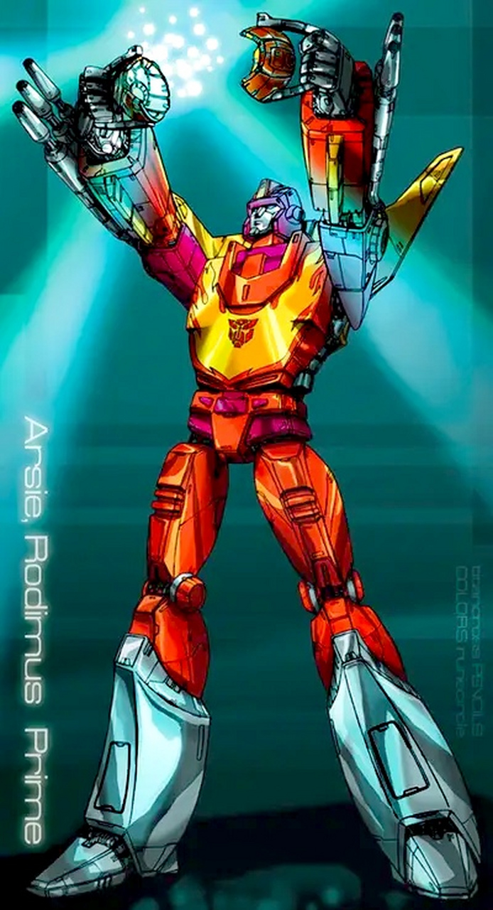 一组变形金刚g1动画汽车人历代领袖插画欣赏,分别是擎天柱,补天士