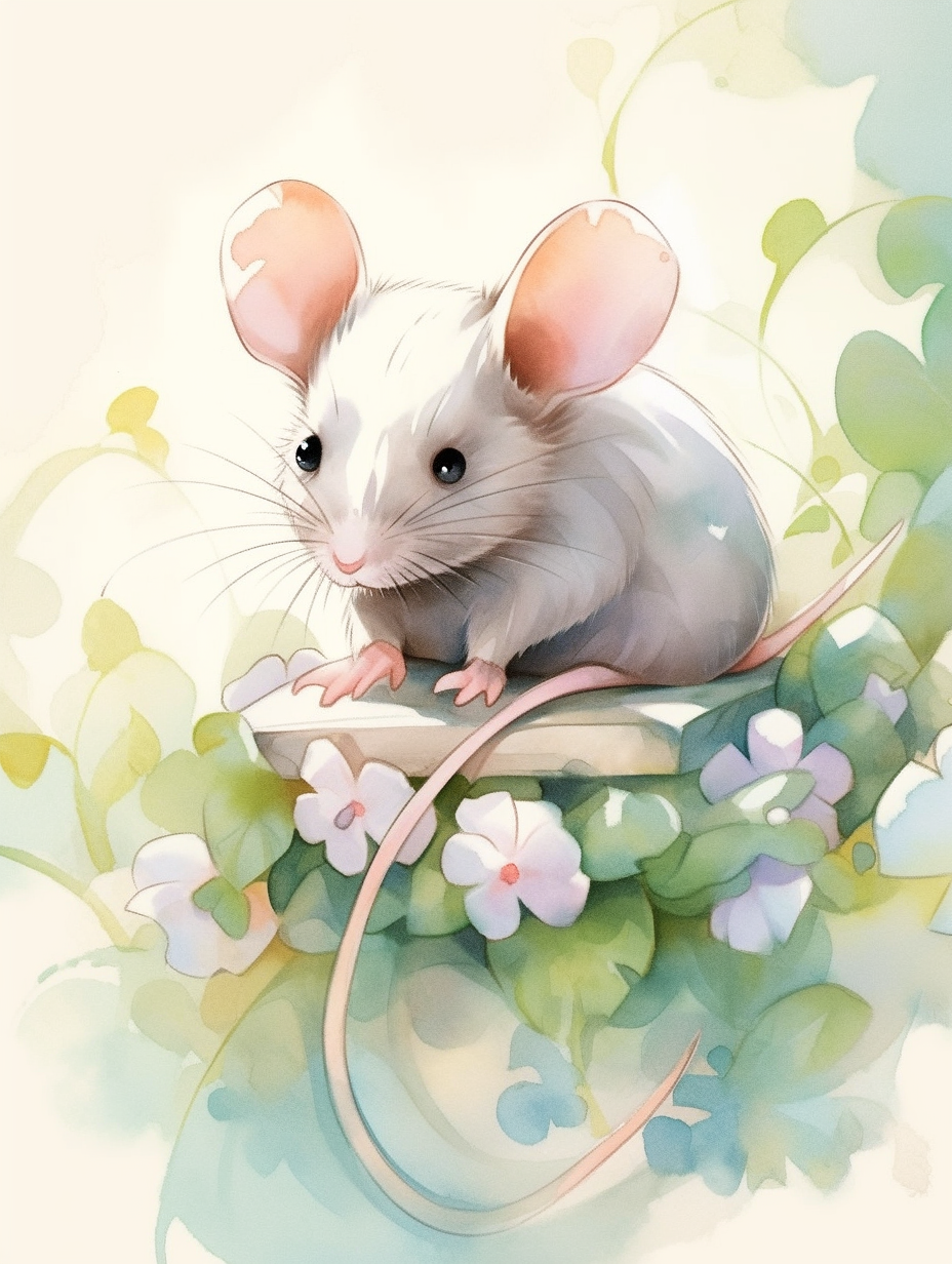 ai生成画12生肖之子鼠