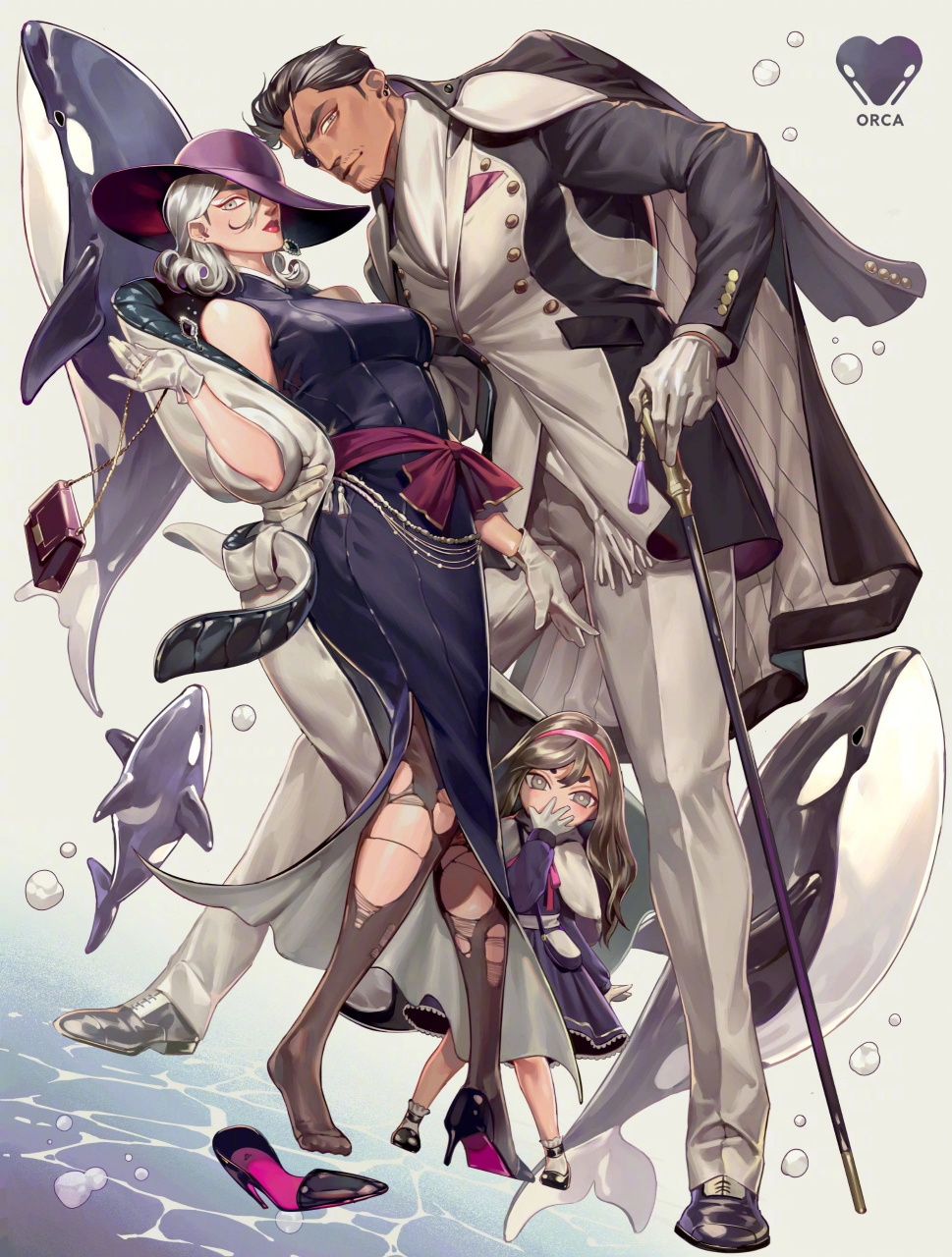 万物拟人绘之蓝鲸鲨鱼00拟人|||来自tw:reisei_zero 676767