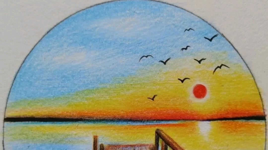 想要带你去看看夕阳西下,落日余晖