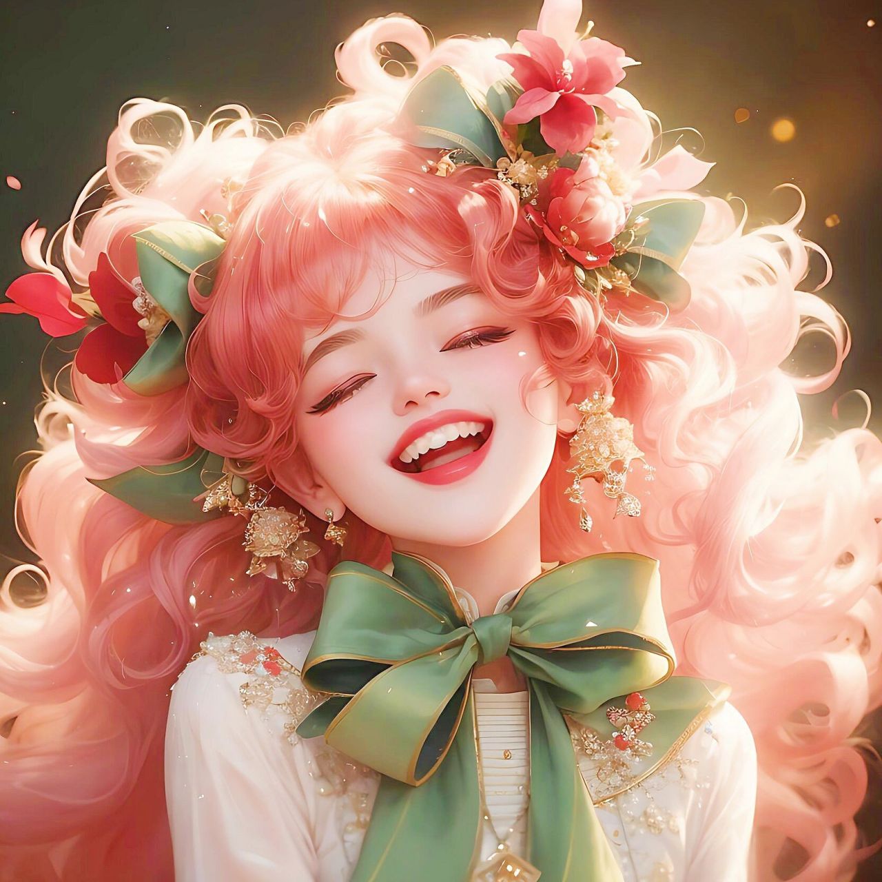 就是想起某些事情就会情不自禁嘴角上扬开心大笑……#头像# #微信头像