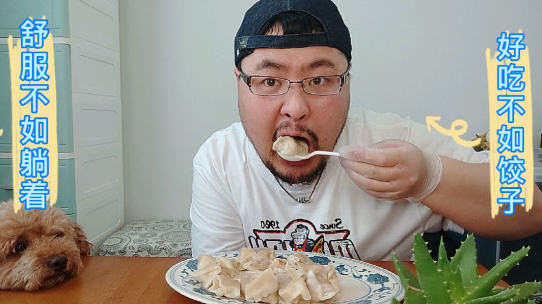 20元一份的饺子,有虾有肉,你说划算吗?乐乐哥带你品尝虾仁饺子