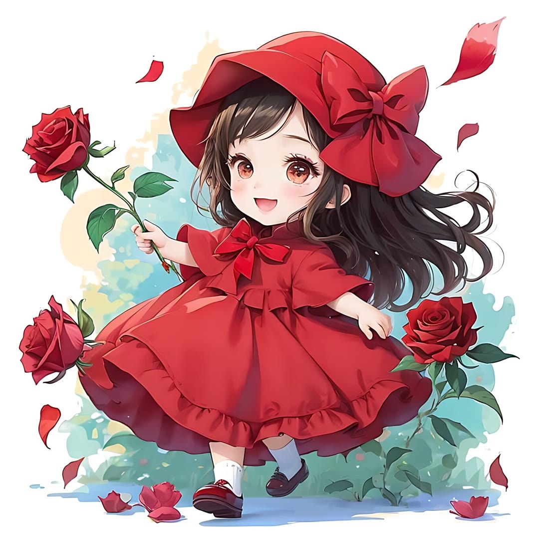 小红帽女孩头像分享