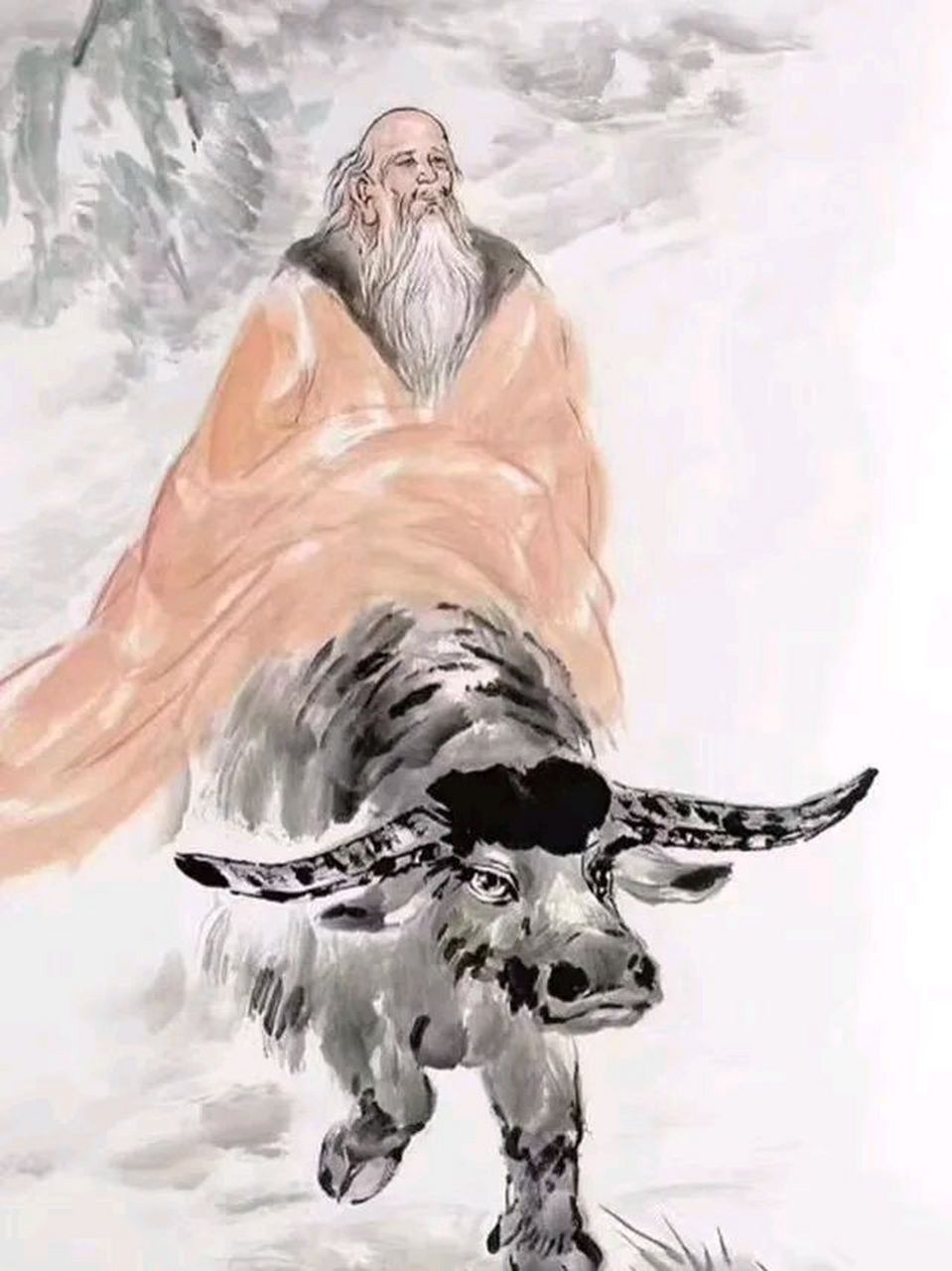 原来"大器晚成"一说是错误的说法,老子说的是"大器免成"  老子暮年,行