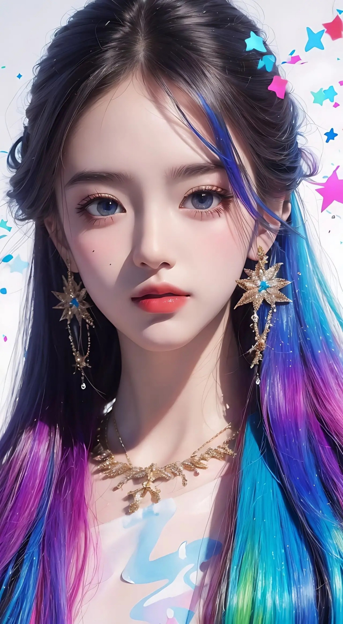 如此漂亮的星空小姐姐,当然要收藏起来做壁纸[你懂的]#动漫壁纸