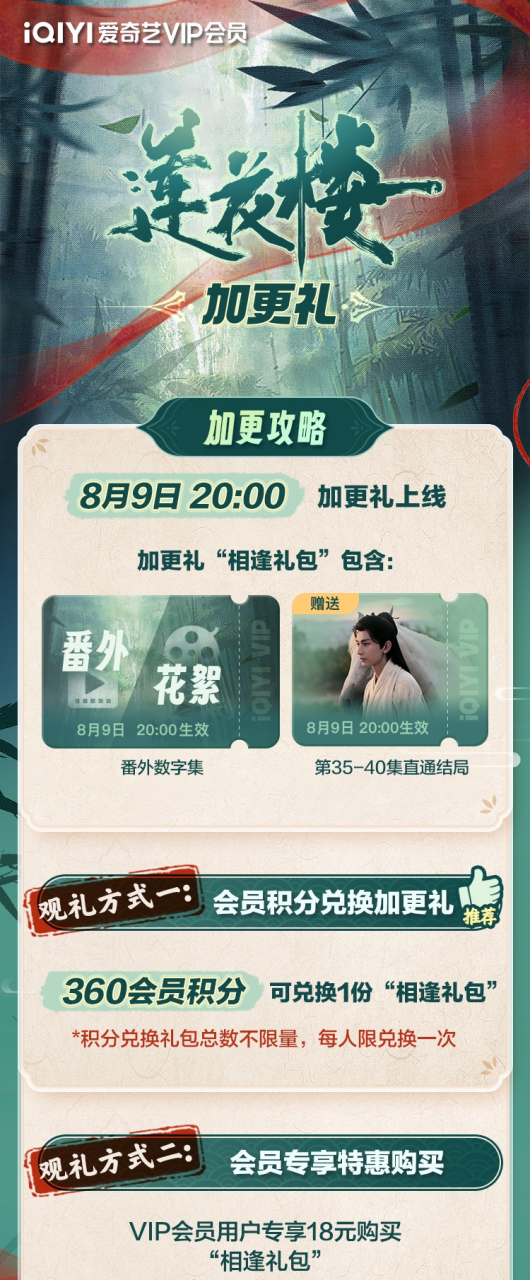 每周创作进行时#  自2021年10月取消超前点播后,《莲花楼》恢复超前