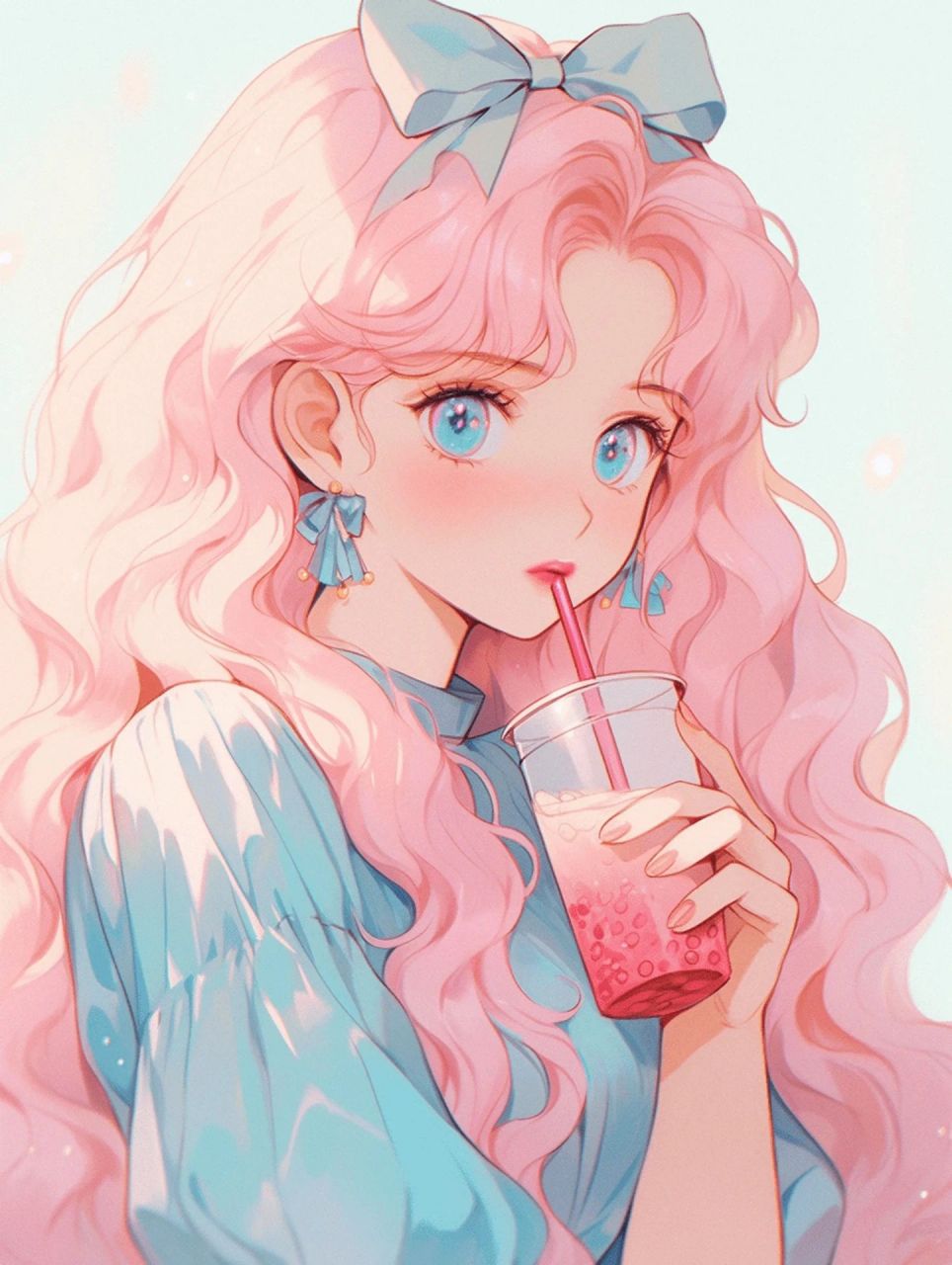 粉色系女生头像:有些烦恼丢掉了,才有云淡风轻的机会.