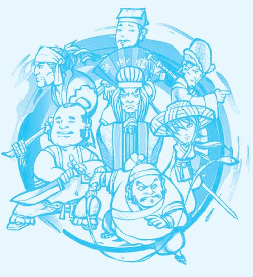 射雕:江南七怪强大的是他们的品格与做人
