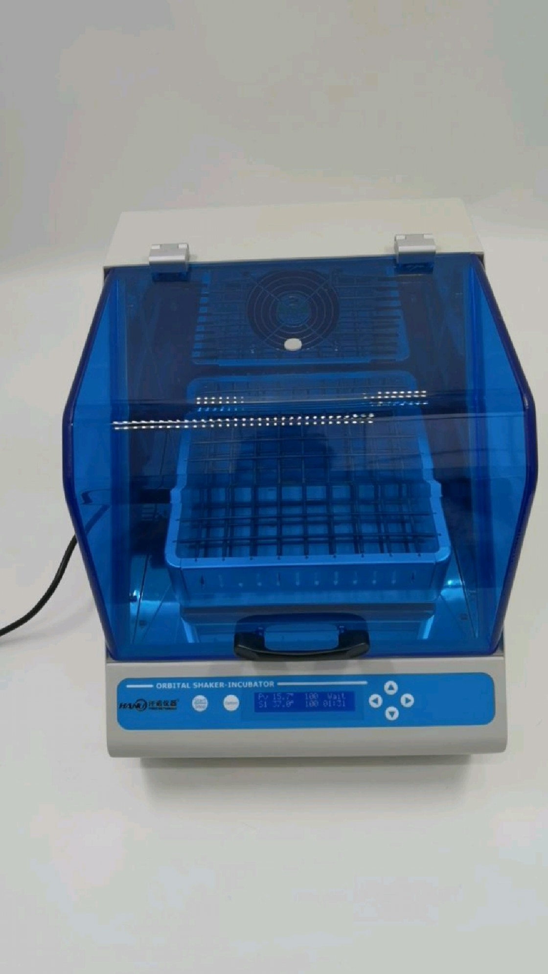 国产恒温孵育摇床hn6020s温度可控转速可调开盖即停托盘多种可更换