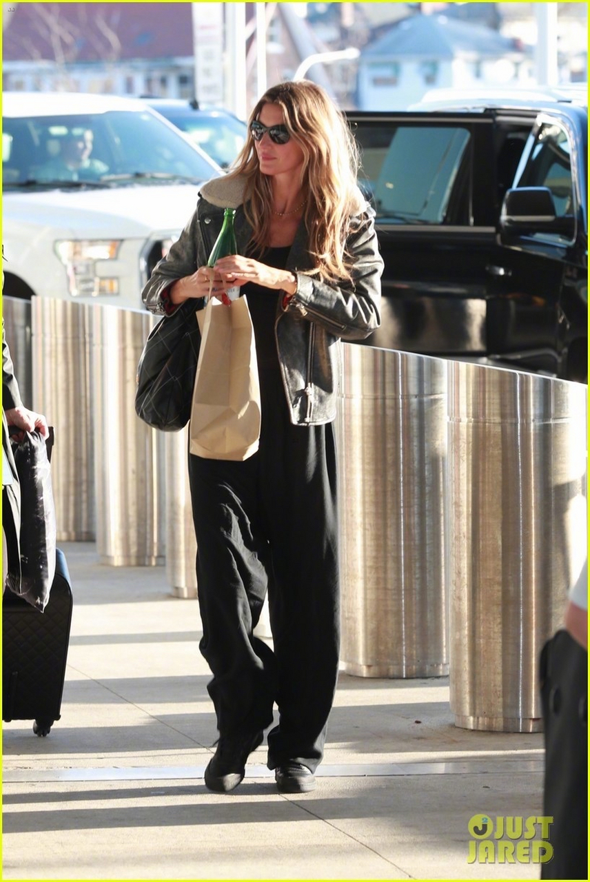 吉娘娘gisele bundchen纽约街拍