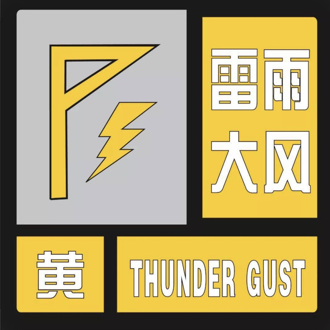 注意防范!我市发布雷雨大风黄色预警