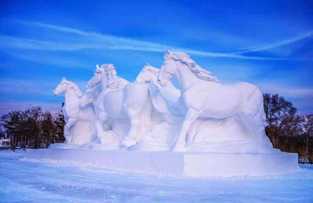 冰雪节!雪雕