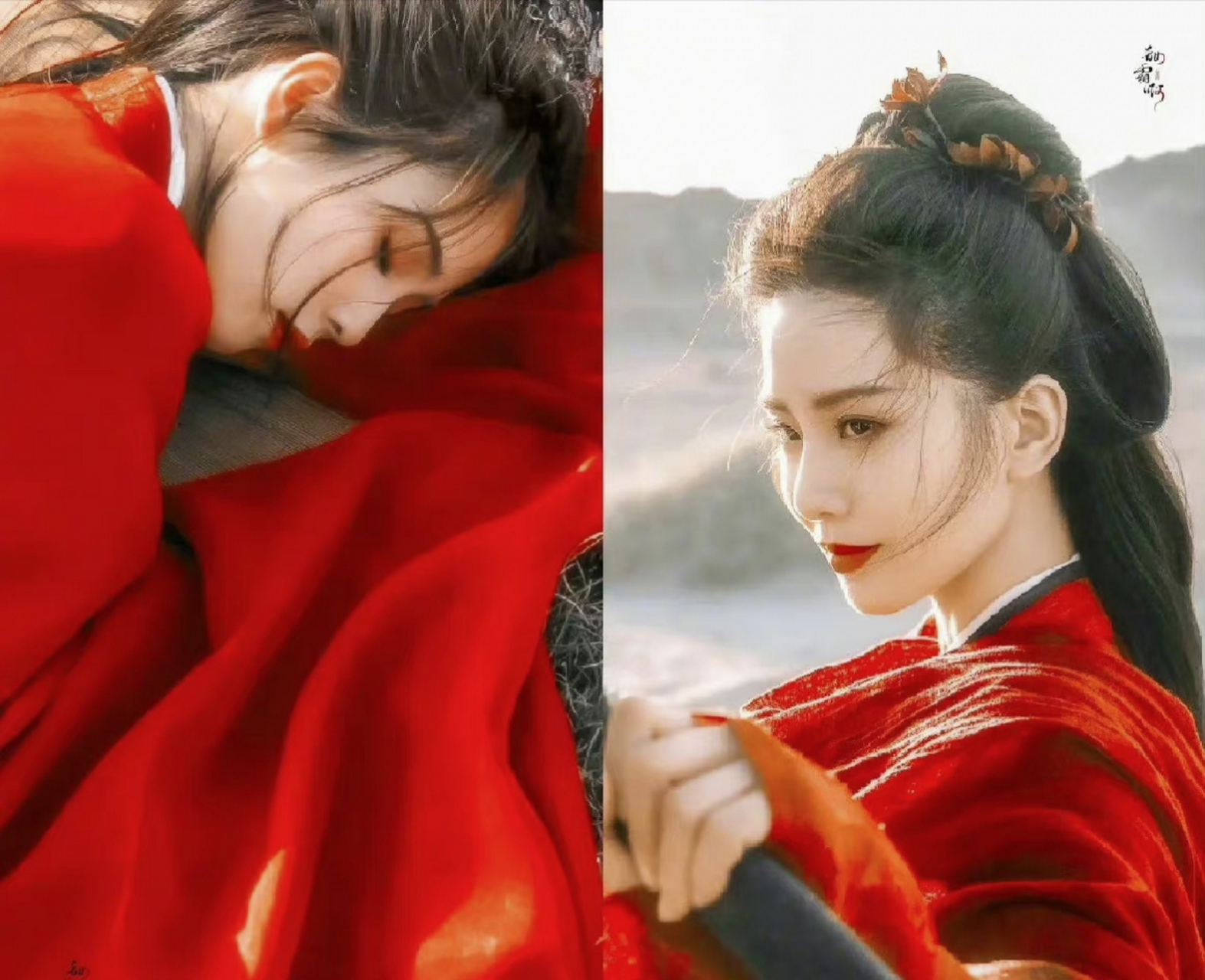 白鹿,刘诗诗一直被说像,来看看对比图,像吗? 67