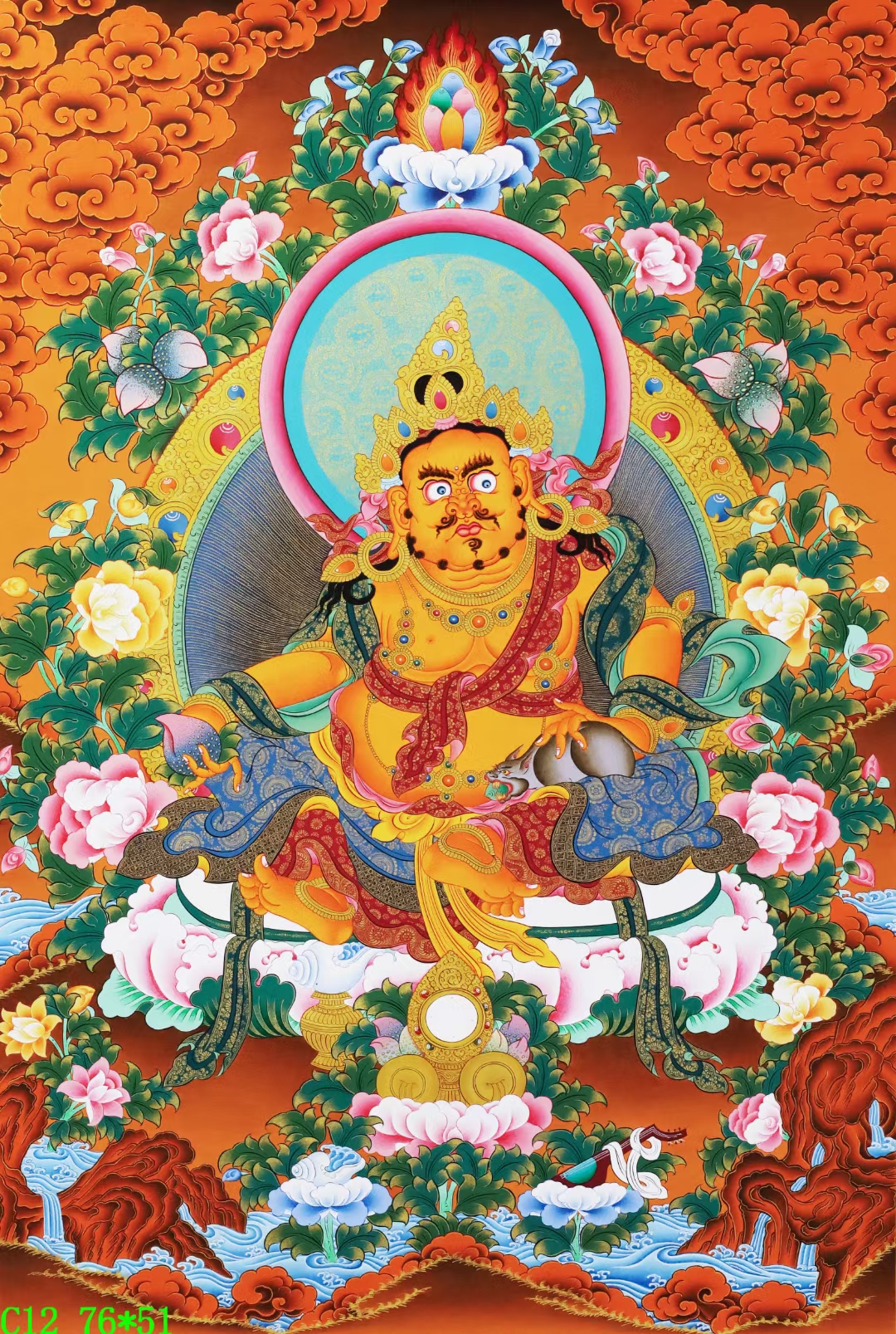 唐卡艺术(五)财神系列