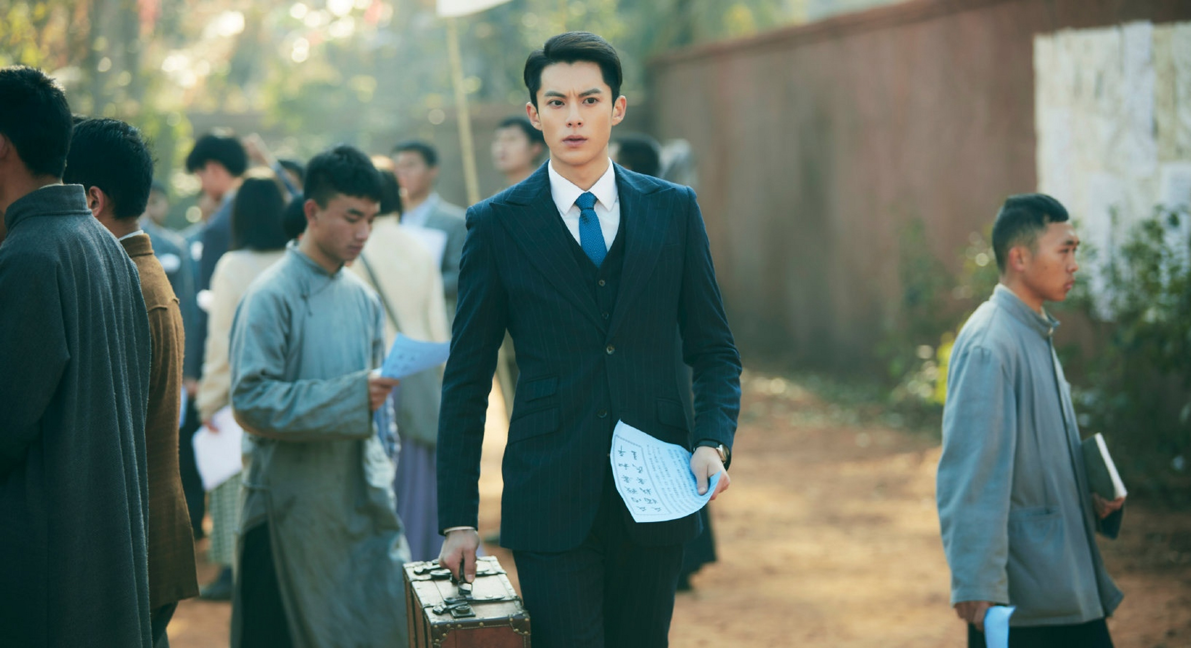 王鹤棣饰演电视剧《战火中的青春》程嘉树一角,真的