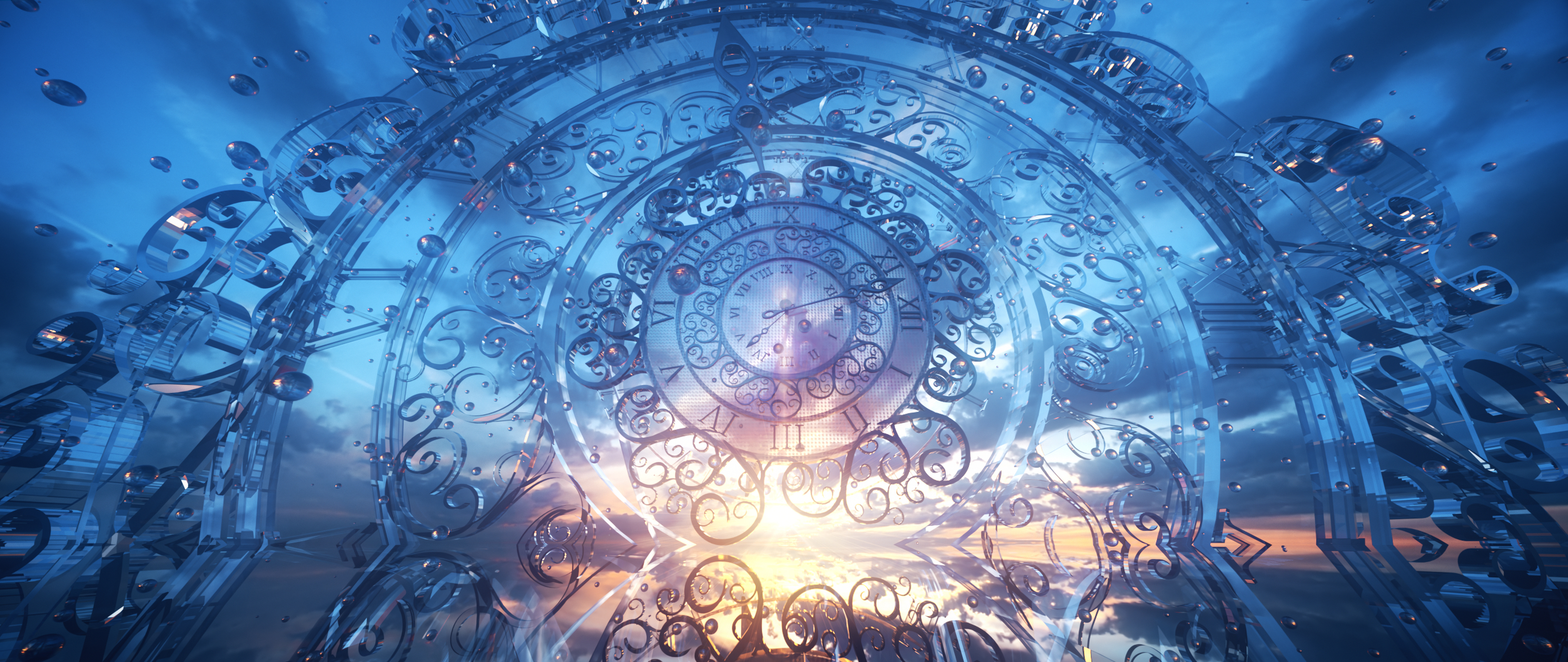 水晶世界  画师:kaipo #风景# #壁纸# #p站动漫画师与画作