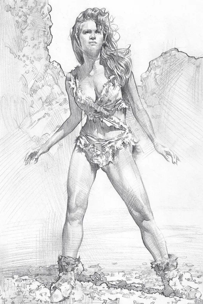 线条勾勒的美女人体‖詹姆斯马丁的素描作品欣赏