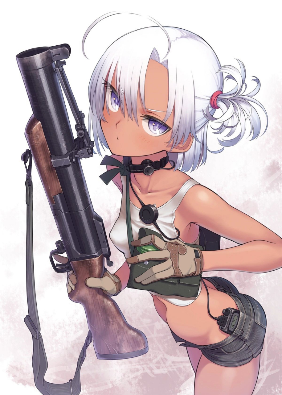 武装娘驾到!快来买枪吧! #游戏# #二次元# #插画