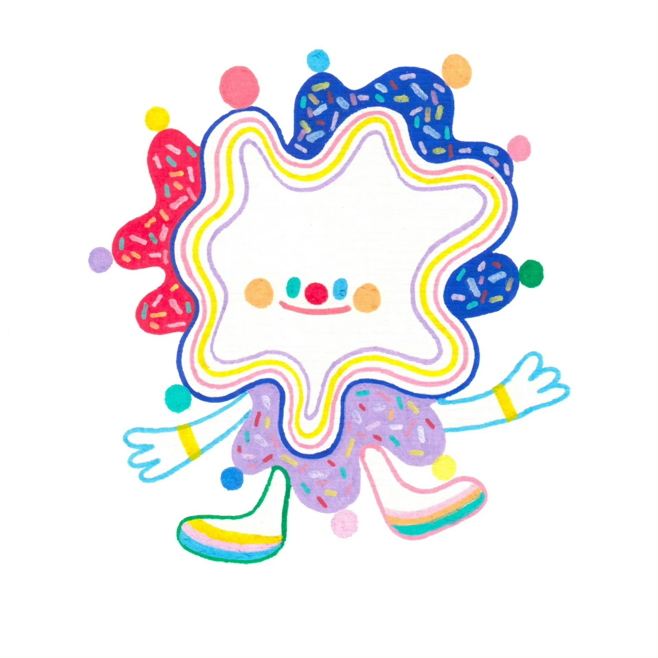 超可爱的323032333635涂鸦头像 676767#头像