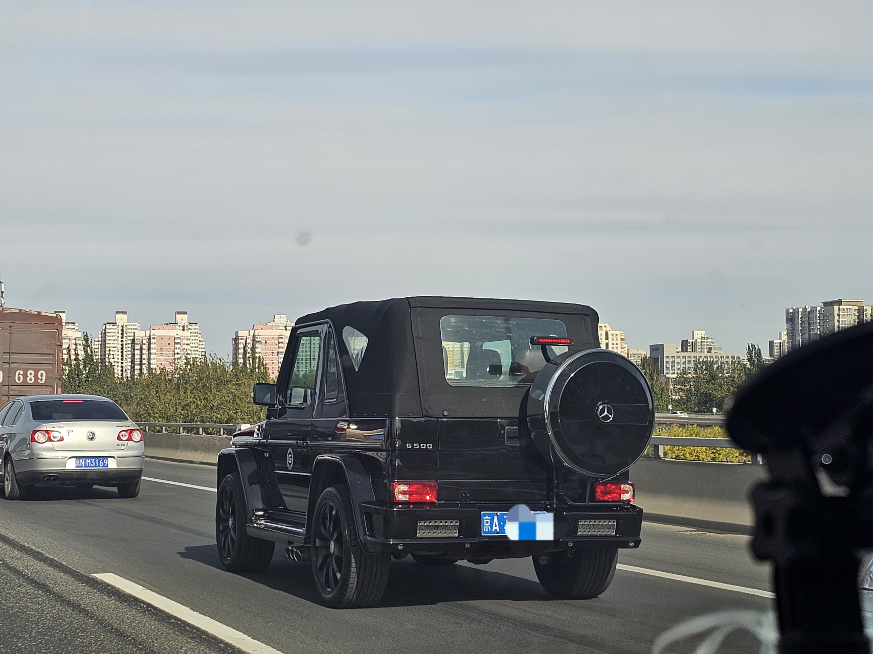 偶遇g500敞篷,这东西真的太稀有了