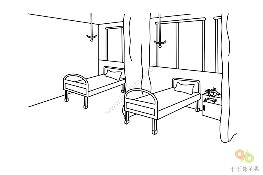 方舱医院图片简笔画图片