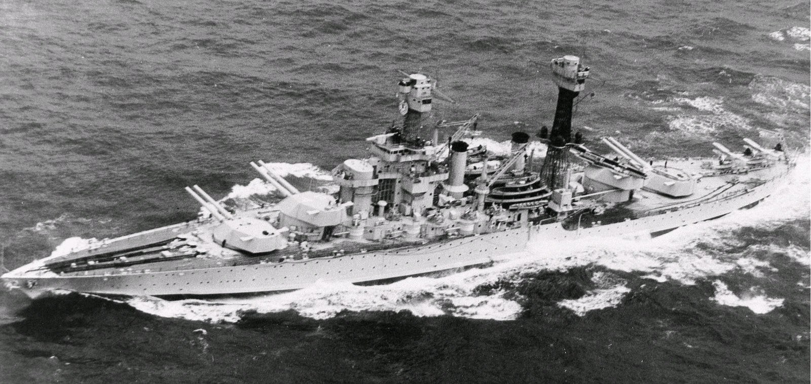 战舰欣赏:"big seven"战列舰的老照片与模型