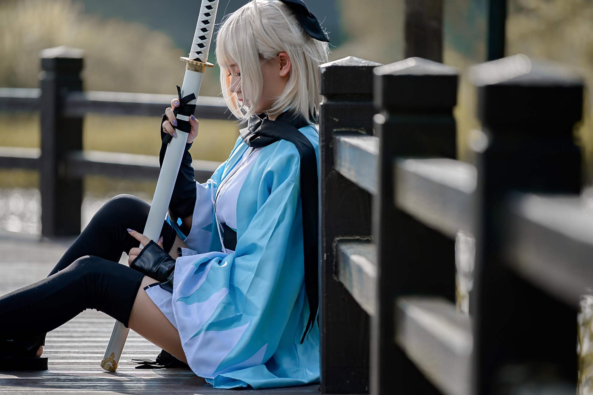 冲田总司cos:新选组的一番队队长驾到,快来膜拜