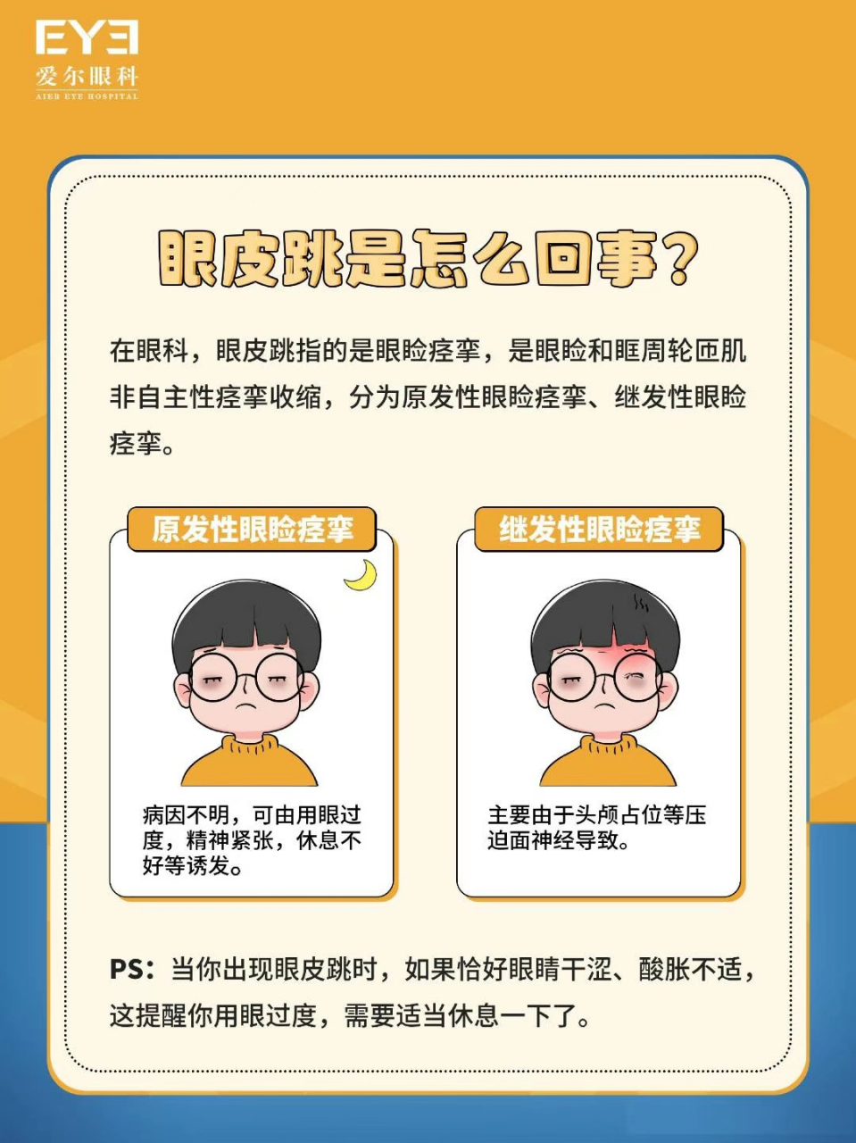 眼皮跳的真正含义在这里!  #眼皮跳# #宿迁爱尔眼科