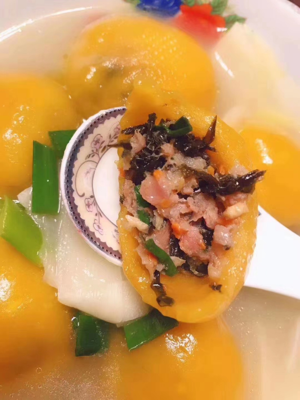 番薯丸,又称地瓜丸,福建福清传统的小吃.