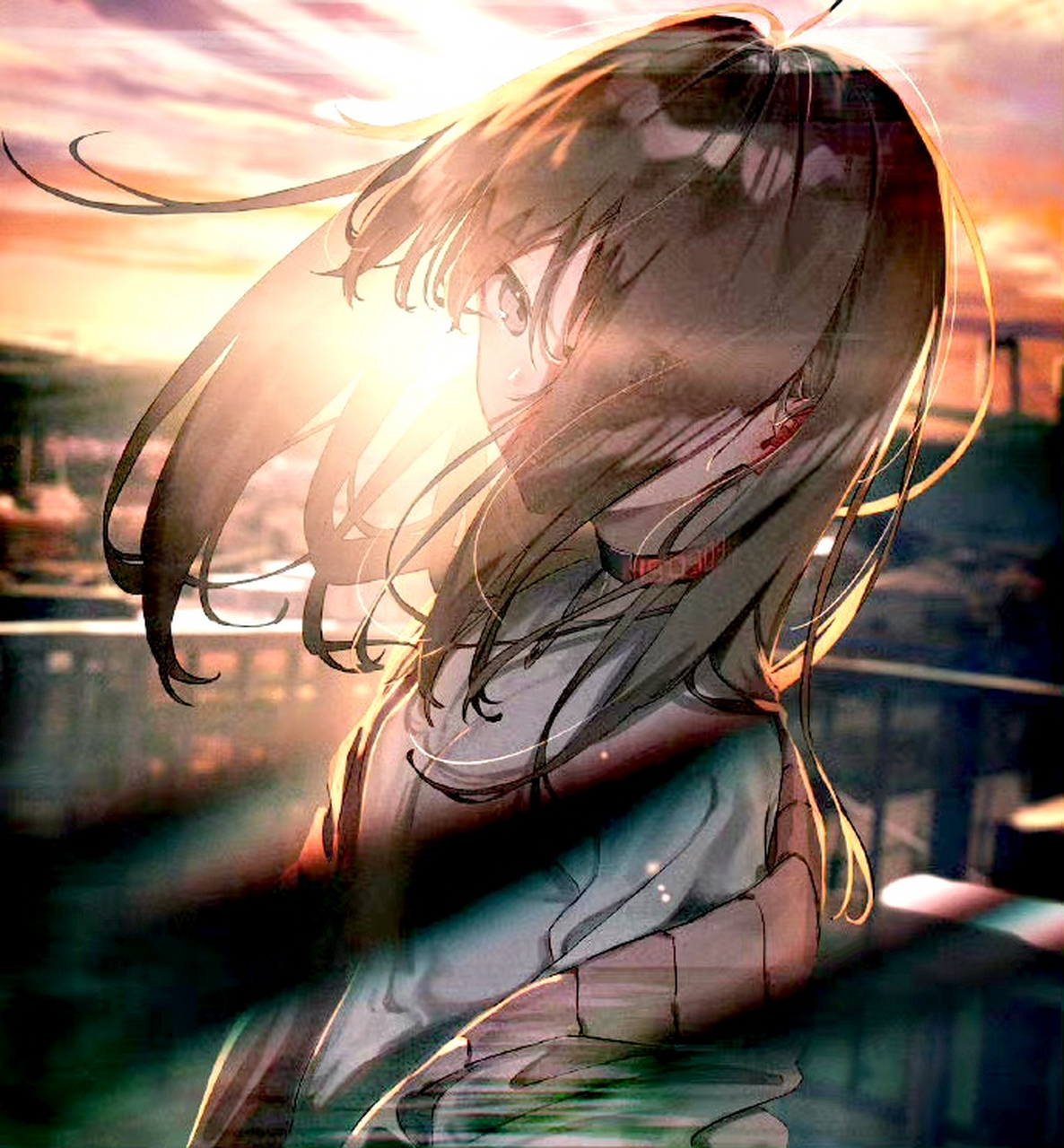 画师rolua_n人物作品插画欣赏,优秀的光影,美妙的镜头感.