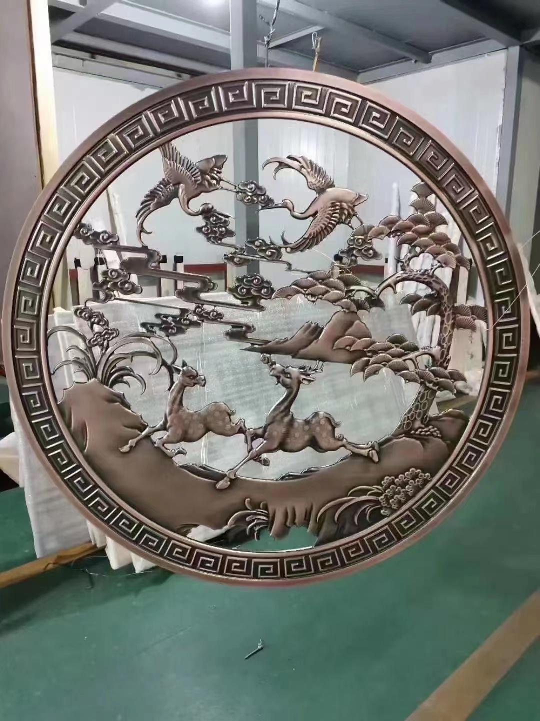 不锈钢屏风隔断铝板雕刻