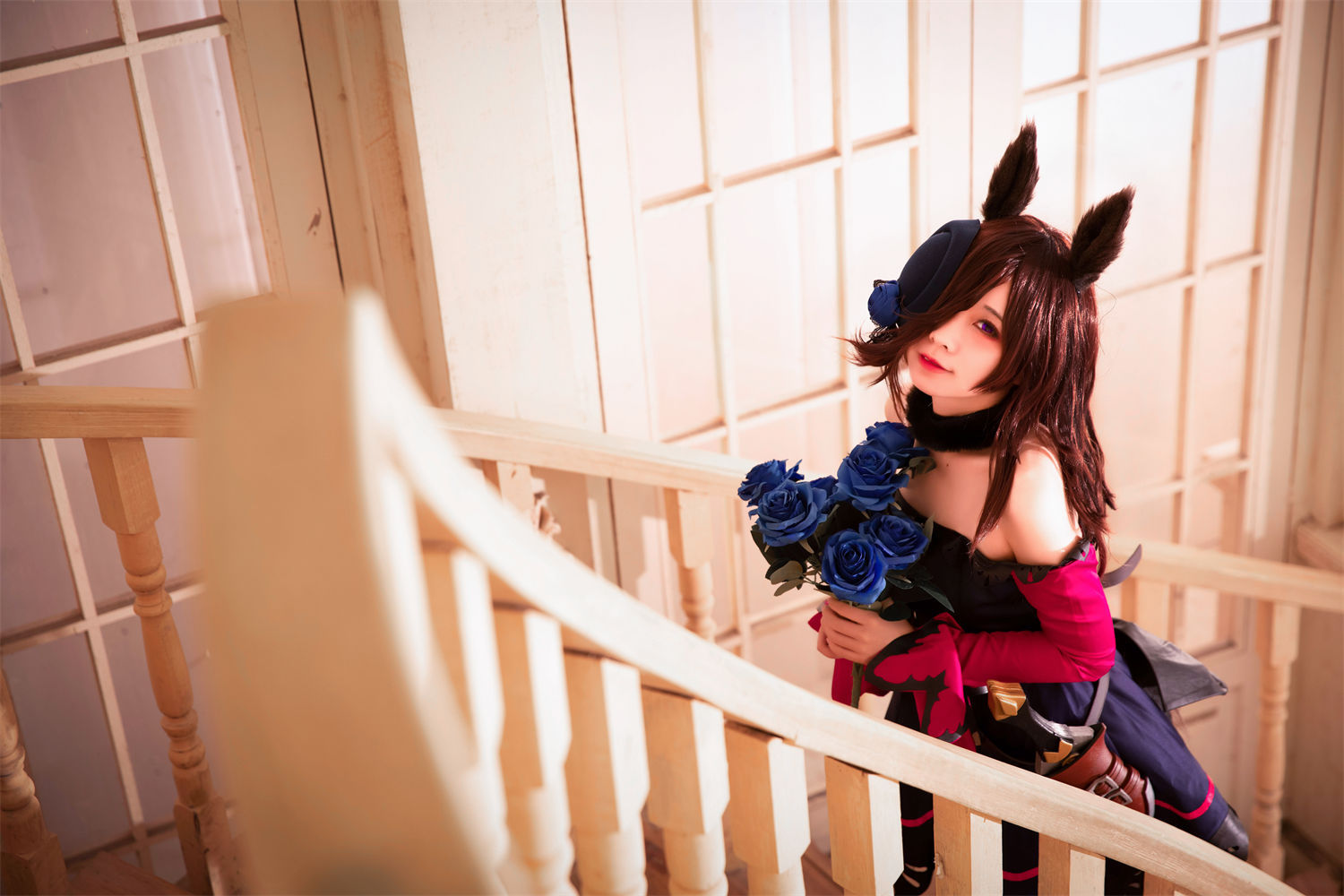 G44不会受伤申请出战，赛马娘米浴绝美cos套图