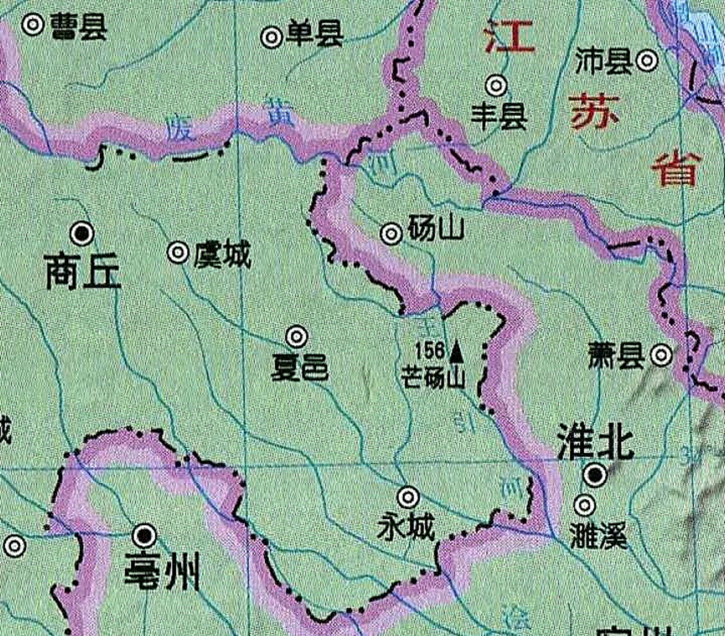 芒山镇地图图片