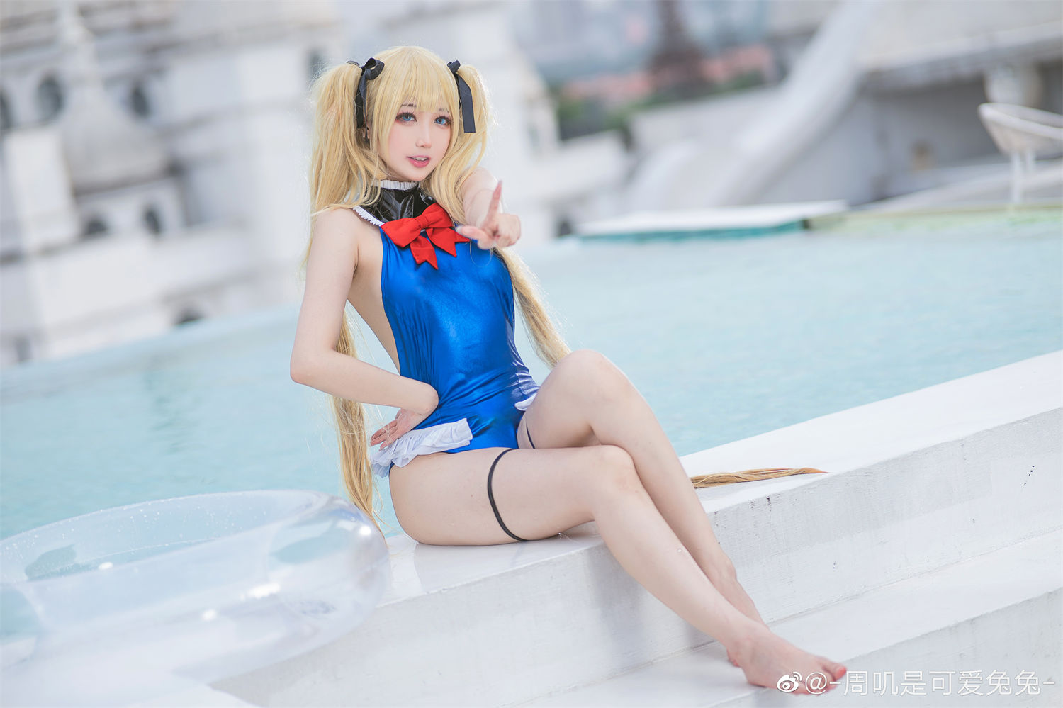 周叽是可爱兔兔竞泳个人信息，鬼马少女精灵泳池派对