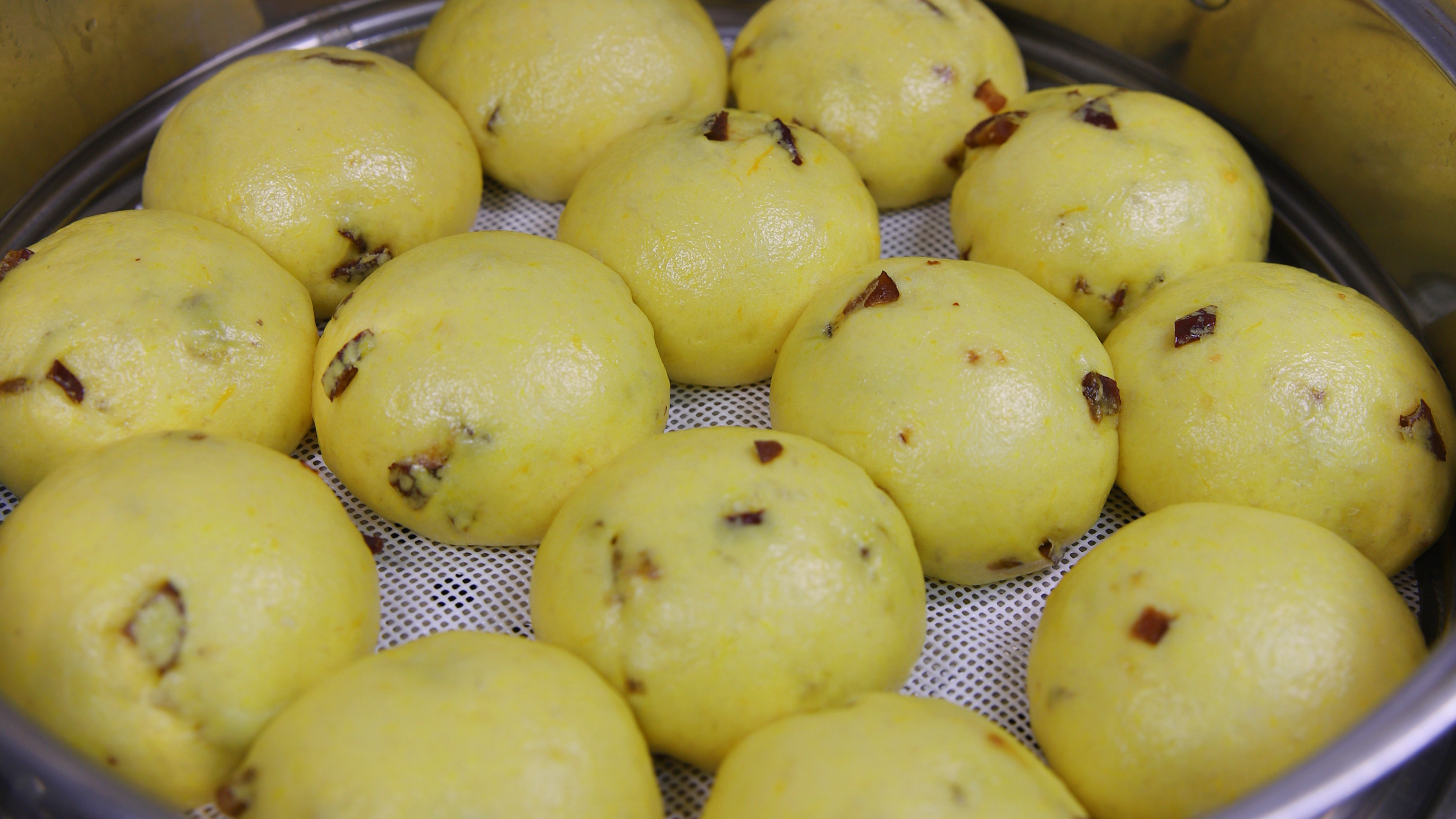 嚯嚯面粉的一天,今天是南瓜红枣馒头,随手做也能成功