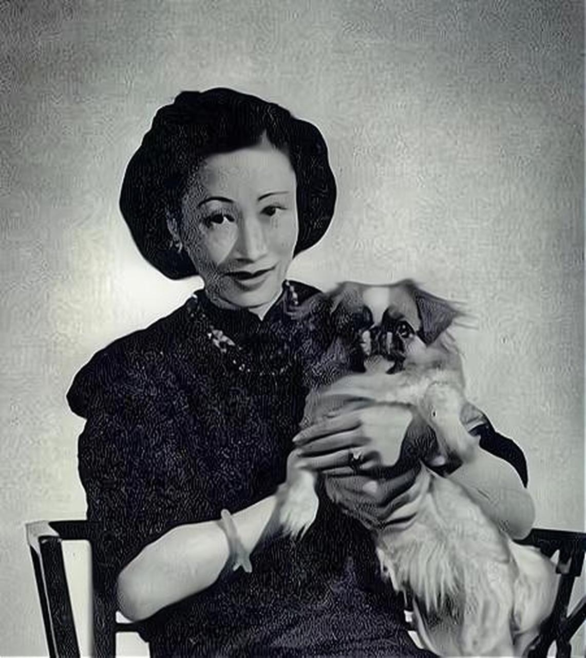 59年,当妻子黄蕙兰入睡后,顾维钧偷偷走进了严幼韵的房间.